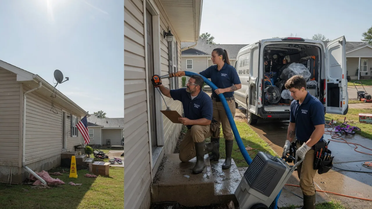 Ceiling Water Damage Restoration in Hermon, NY near me
